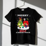 Merry Bulls Christmas For Snoopy Fans 1 T Shirt