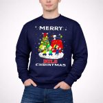 Merry Bulls Christmas For Snoopy Fans 3 Sweatshirt