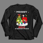 Merry Bulls Christmas For Snoopy Fans 4 Long Sleeves