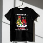 Merry Calgary Flames Christmas Snoopy Peanuts Tree 1 T Shirt.jpg