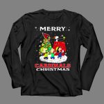 Merry Cardinals Christmas Arizona Snoopy Fans 4 Long Sleeves