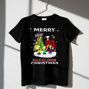 Merry Cavaliers Christmas Cleveland Snoopy Cavaliers 1 T Shirt