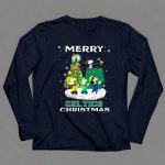 Merry Celtics Christmas Boston Snoopy Tree Fans 6 Long Sleeves