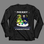 Merry Chargers Christmas Los Angeles Snoopy Peanuts 4 Long Sleeves