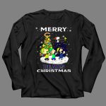 Merry Chicago Bears Christmas With Snoopy And Friends 4 Long Sleeves