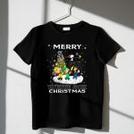 Merry Chicago White Sox Christmas Featuring Snoopy and Peanuts Characters 1 T Shirt.jpg