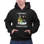 Merry Chicago White Sox Christmas Featuring Snoopy and Peanuts Characters 2 Hoodie.jpg