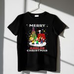 Merry Christmas Los Angeles Angels Snoopy Woodstock Charlie Brown Lucy Linus Fans 1 T Shirt.jpg