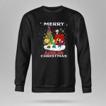 Merry Christmas Los Angeles Angels Snoopy Woodstock Charlie Brown Lucy Linus Fans 9 Sweatshirt.jpg