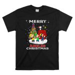 Merry Christmas Los Angeles Angels Snoopy Woodstock Charlie Brown Lucy Linus Fans T Shirt 6.jpg