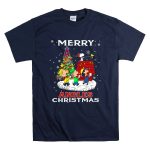 Merry Christmas Los Angeles Angels Snoopy Woodstock Charlie Brown Lucy Linus Fans T Shirt 7.jpg