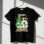 Merry Christmas Peanuts Characters Jacksonville Jaguars Snoopy Woodstock 1 T Shirt