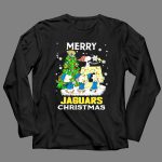 Merry Christmas Peanuts Characters Jacksonville Jaguars Snoopy Woodstock 4 Long Sleeves