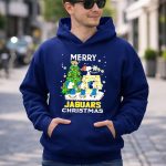 Merry Christmas Peanuts Characters Jacksonville Jaguars Snoopy Woodstock 8 Hoodie