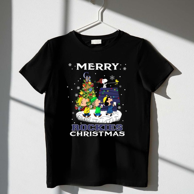 Merry Colorado Rockies Christmas With Snoopy And Friends Peanuts 1 T Shirt.jpg
