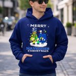 Merry Dallas Mavericks Christmas With Snoopy And Friends 8 Hoodie