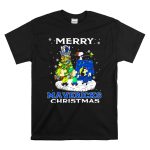 Merry Dallas Mavericks Christmas With Snoopy And Friends T Shirt 6