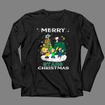 Merry Dallas Stars Christmas with Snoopy Woodstock and Peanuts Characters 4 Long Sleeves.jpg