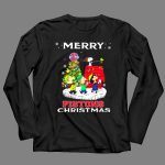 Merry Detroit Pistons Christmas Snoopy Fans 4 Long Sleeves