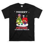 Merry Detroit Pistons Christmas Snoopy Fans T Shirt 6