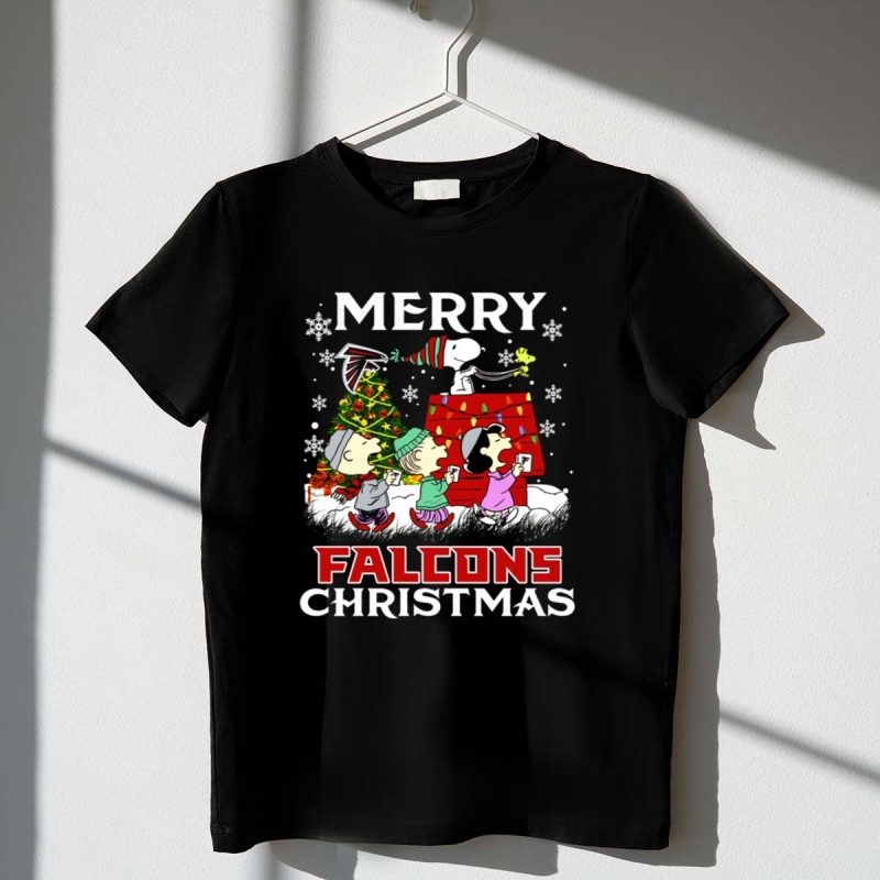 Merry Falcons Christmas Atlanta Snoopy 1 T Shirt