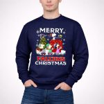 Merry Falcons Christmas Atlanta Snoopy 3 Sweatshirt