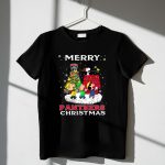 Merry Florida Panthers Christmas For Snoopy Fans With Charlie Brown And Woodstock 1 T Shirt.jpg