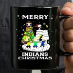 Merry Houston Astros Indians Christmas For Snoopy Fans 3 mug.jpg