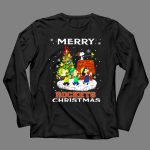 Merry Houston Rockets Christmas Snoopy Friends Peanuts Holiday Tree 4 Long Sleeves