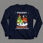 Merry Houston Rockets Christmas Snoopy Friends Peanuts Holiday Tree 6 Long Sleeves