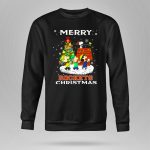 Merry Houston Rockets Christmas Snoopy Friends Peanuts Holiday Tree 9 Sweatshirt