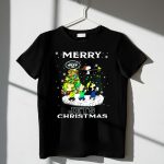 Merry Jets Christmas New York Snoopy Fans Peanuts Tree 1 T Shirt