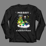Merry Jets Christmas New York Snoopy Fans Peanuts Tree 4 Long Sleeves