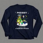 Merry Jets Christmas New York Snoopy Fans Peanuts Tree 6 Long Sleeves