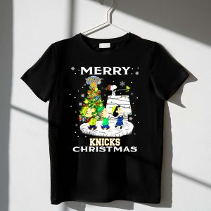 Merry Knicks Christmas New York Snoopy Fans 1 T Shirt