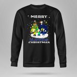 Merry La Clippers Christmas Snoopy Fans Peanuts Festive Scene 9 Sweatshirt