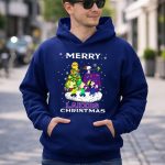Merry Lakers Christmas Snoopy Peanuts Tree Festive Scene 8 Hoodie