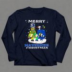 Merry Mavericks Christmas Dallas Snoopy Fans 6 Long Sleeves