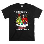 Merry Miami Heat Christmas Snoopy Peanuts Festive T Shirt 6