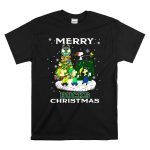Merry Milwaukee Bucks Christmas Snoopy Fans Holiday T Shirt 6