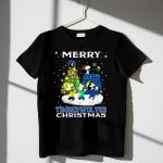 Merry Minnesota Timberwolves Christmas Snoopy And Friends Caroling 1 T Shirt