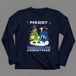 Merry Minnesota Timberwolves Christmas Snoopy And Friends Caroling 6 Long Sleeves
