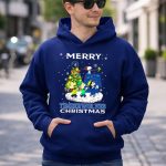Merry Minnesota Timberwolves Christmas Snoopy And Friends Caroling 8 Hoodie