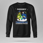 Merry Minnesota Timberwolves Christmas Snoopy And Friends Caroling 9 Sweatshirt