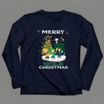 Merry Minnesota Wild Christmas Snoopy Woodstock Charlie Brown Linus Lucy 6 Long Sleeves.jpg