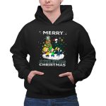 Merry Oakland Athletics Christmas Snoopy Fans 2 Hoodie.jpg