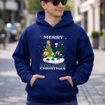 Merry Oakland Athletics Christmas Snoopy Fans 8 Hoodie.jpg