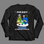 Merry Oklahoma City Thunder Christmas Peanuts Snoopy Choir 4 Long Sleeves