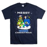 Merry Oklahoma City Thunder Christmas Peanuts Snoopy Choir T Shirt 7
