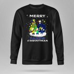 Merry Pacers Christmas Featuring Snoopy And Friends 9 Sweatshirt